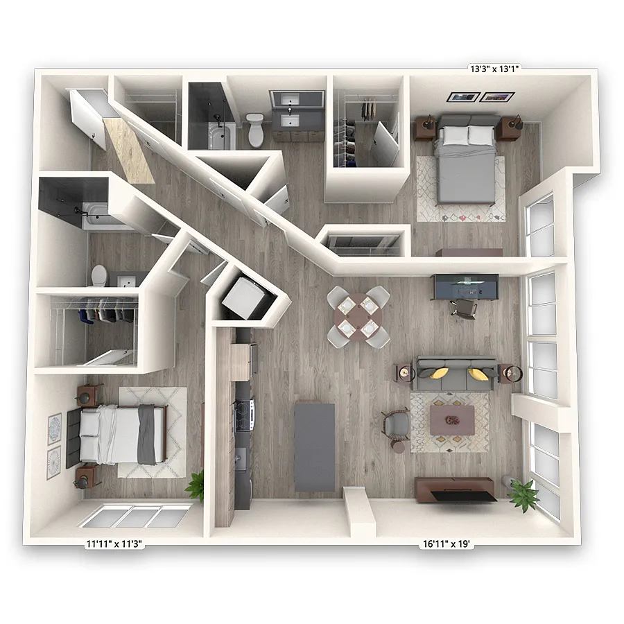 Floor plan Queen Anne