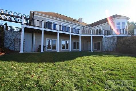 Rear of house overlooking large yard