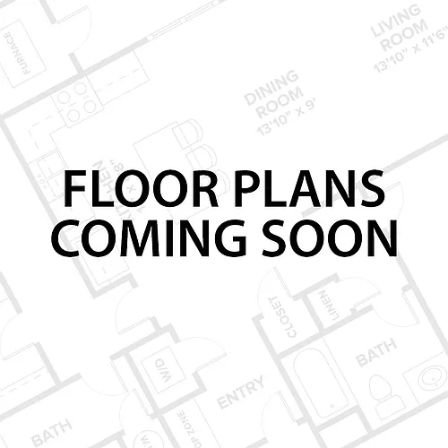 Floor plan 2 Bed/1 Bath B - Updated
