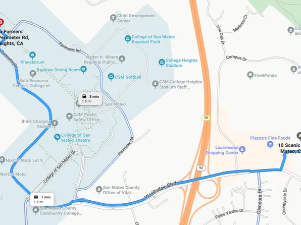 10 Scenic Way #9, San Mateo, CA 94403