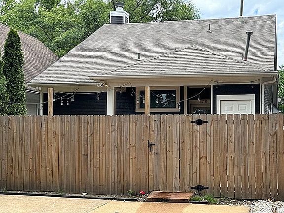 Rear of house & parking area