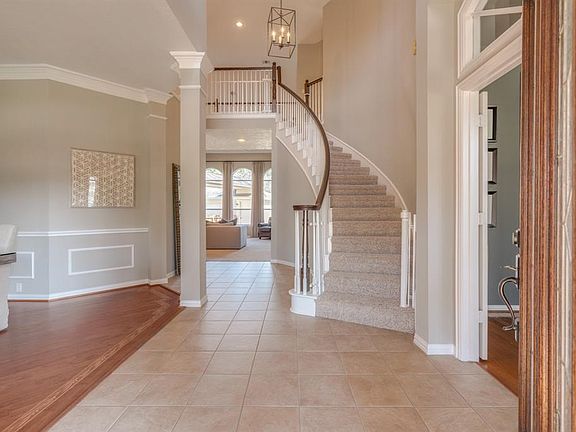 Two story entry, with hardwoods in Formal Dining and Study.  Updated lighting, paint, carpet and more throughout.