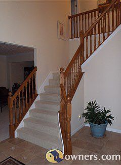 upon entering the front door