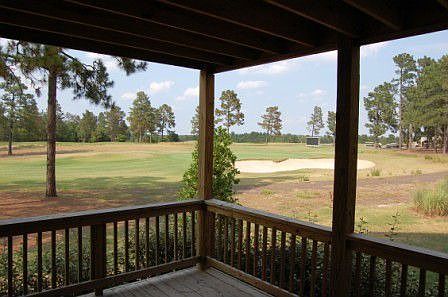 Covered Deck looking out over golf course