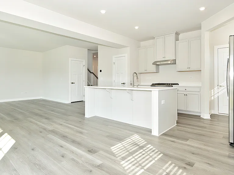 Open-Concept Living and Kitchen Space