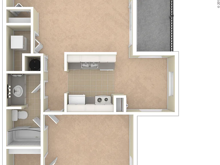 1.1: Beds - 1: Baths - 1: SqFt Range - 651 to 651