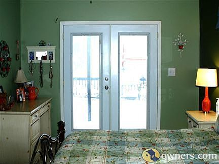 Step out of 1st floor master to deck