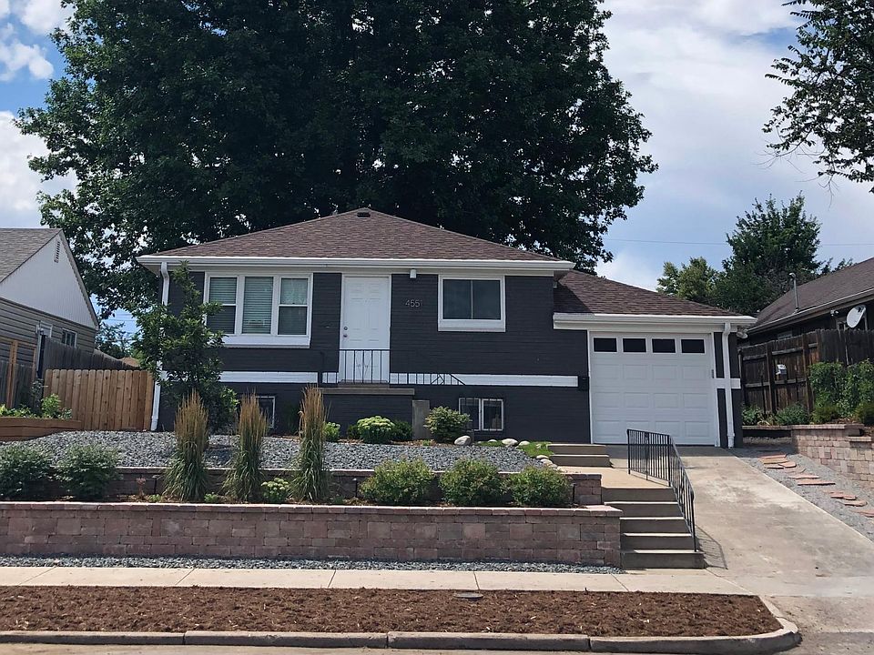 Front yard has been recently remodeled and provides access to attached garage