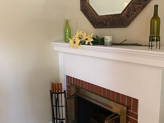 Wood burning fireplace 