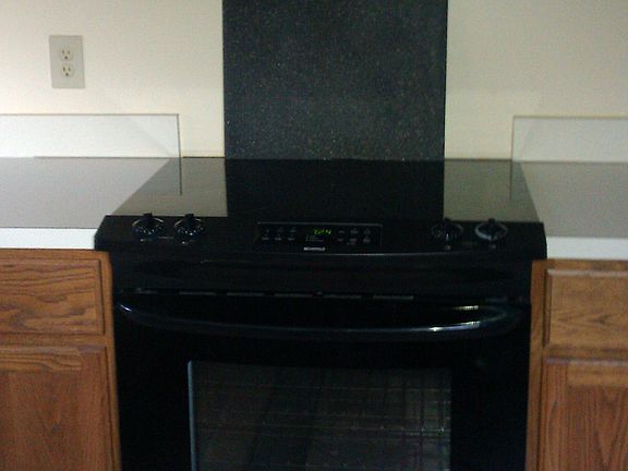 stove and microwave