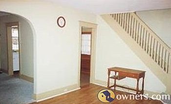 living room into dining room and kit