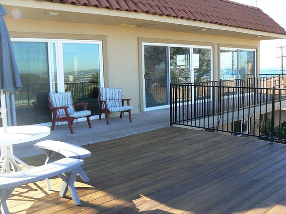 Large outdoor deck