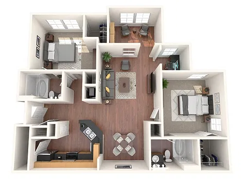Floor plan The Atlanta Sunroom
