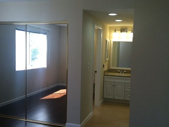 Master bedroom with bath