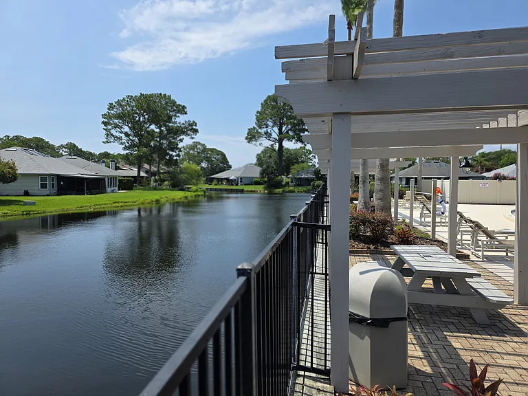 View from the pool deck
