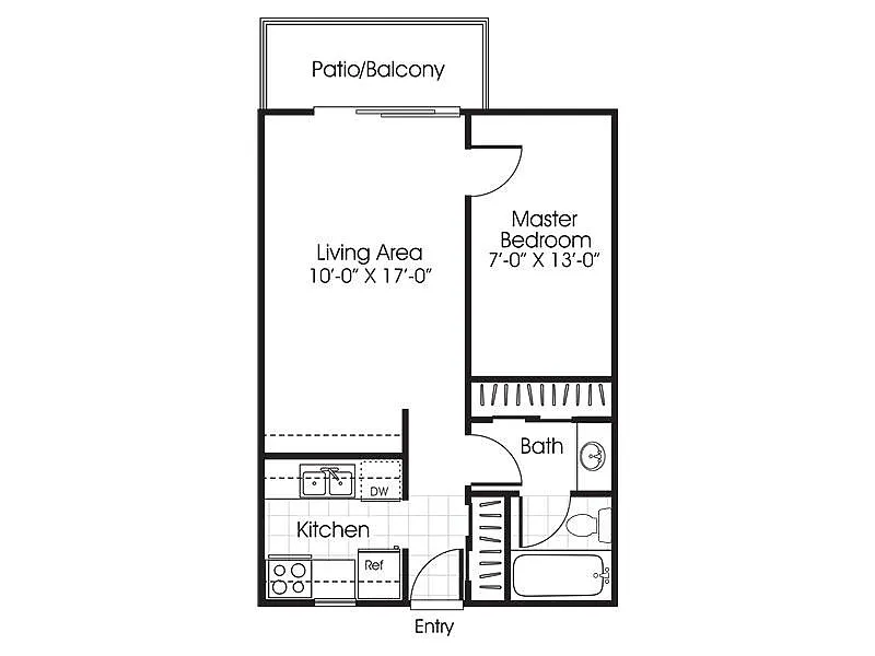 Floor plan Studio