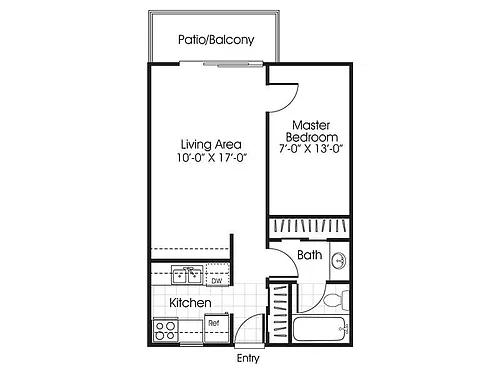 Floor plan Studio