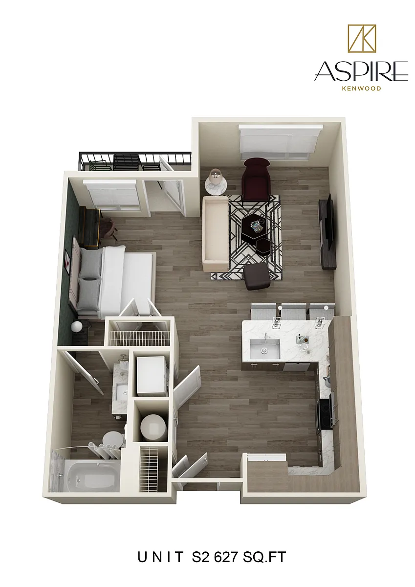 Floor plan Studio