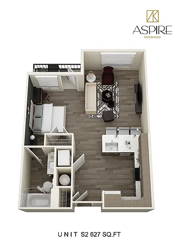 Floor plan Studio