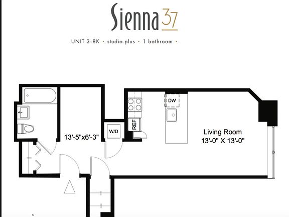 2nd image of 321 W 37th St #6K