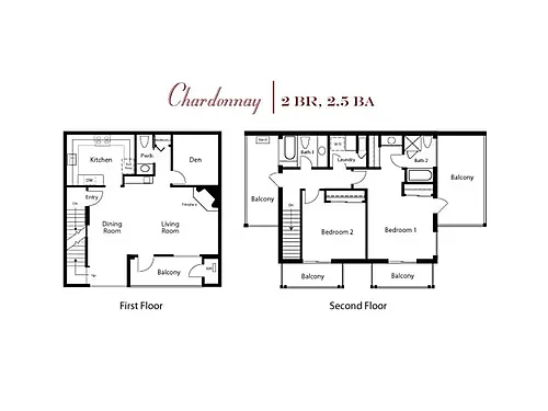 Floor plan Chardonnay