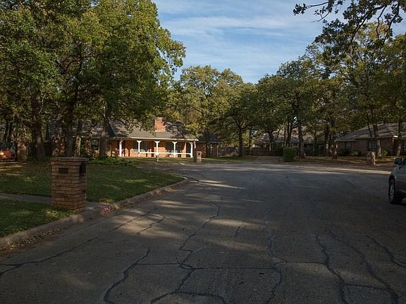 Located at the end of the cul-de-sac.