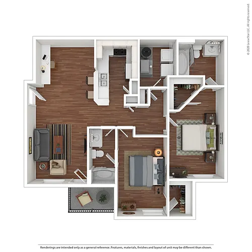 Floor plan 2R - Apartment