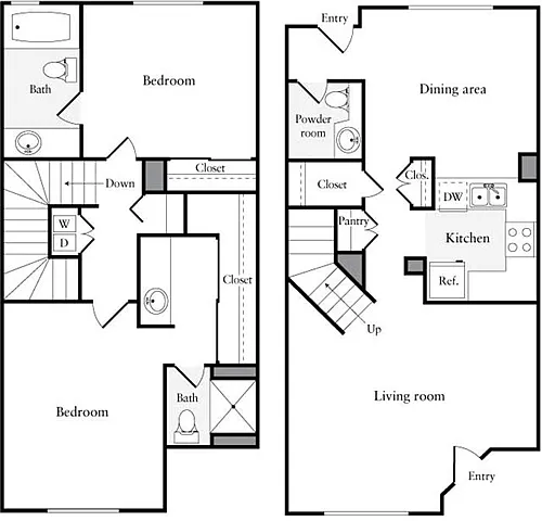 Floor plan 2 Bedrooms C
