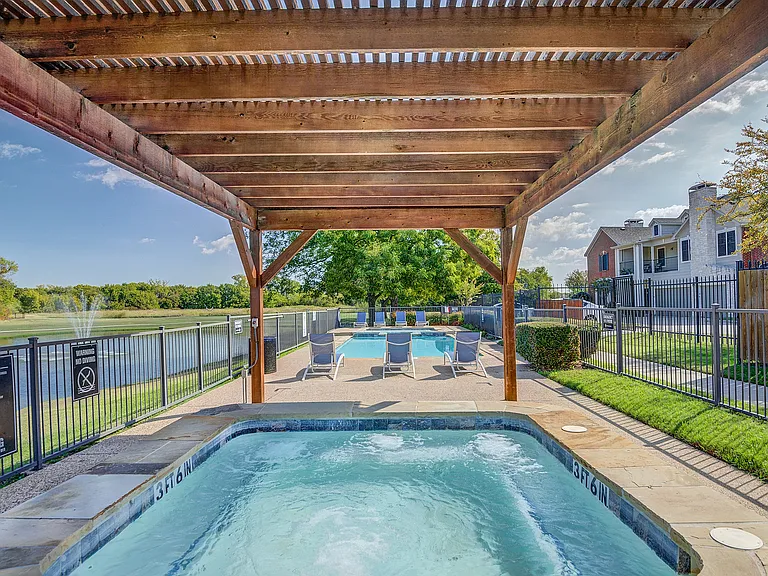 Hot Tub and Swimming Pool View