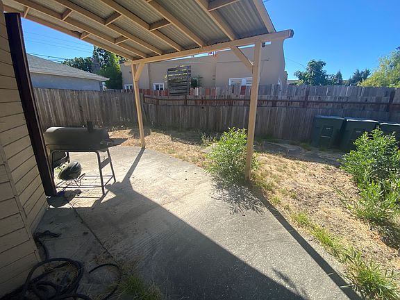 back yard with patio