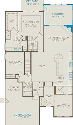 Home Design Layout with Structural Options