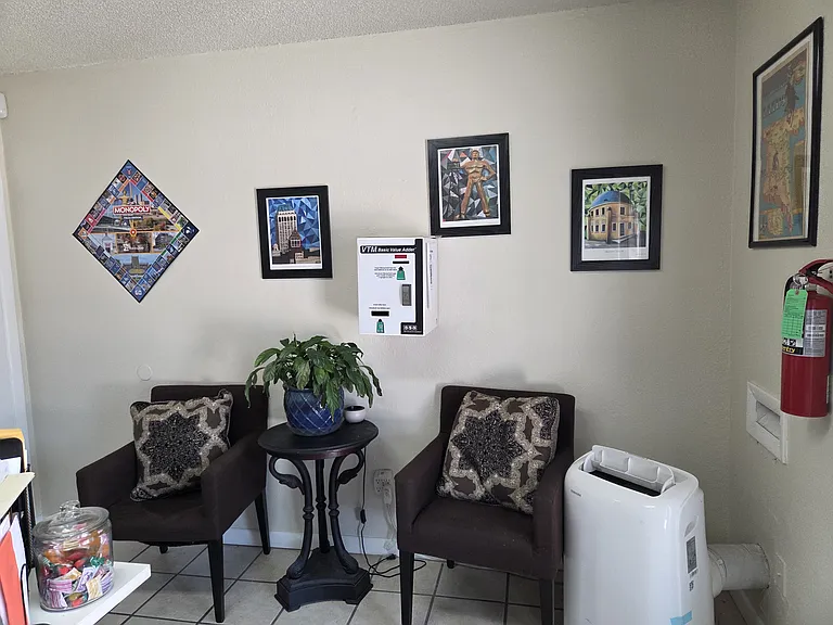 Residents Fill Laundry Cards in Onsite Manager's Office