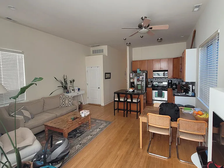 Family-living room/kitchen area