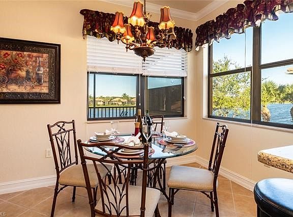 Enjoy the sunshine and the beautiful lake from your eating area off the kitchen