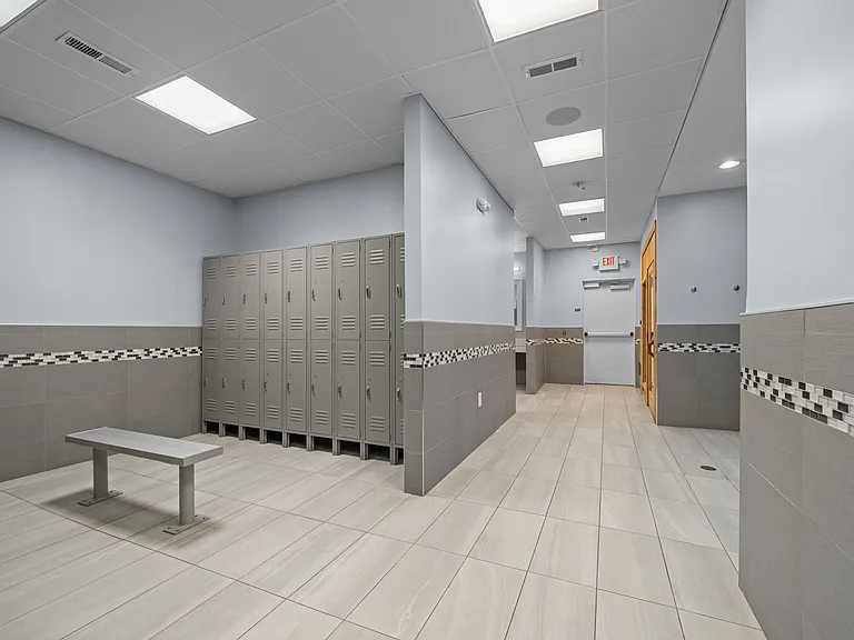 Locker Room at Lakeside Village Apartments in Clinton Township