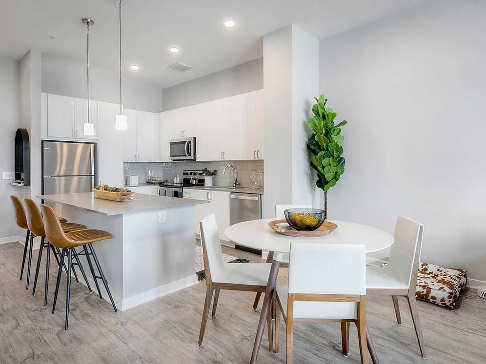 Scheme 1 Kitchen and Living Area - Avalon Woburn