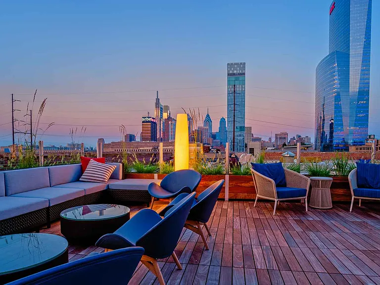 Amazing views from the rooftop social deck