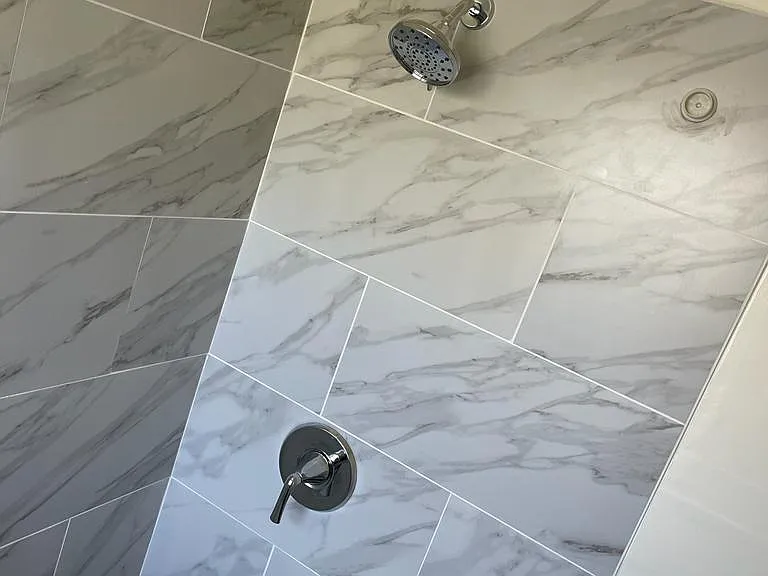 shower over tub