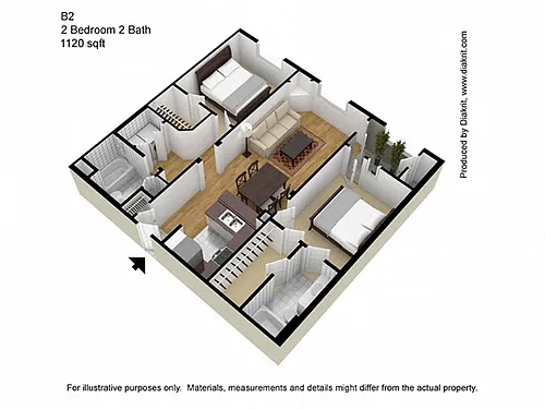 Floor plan B2