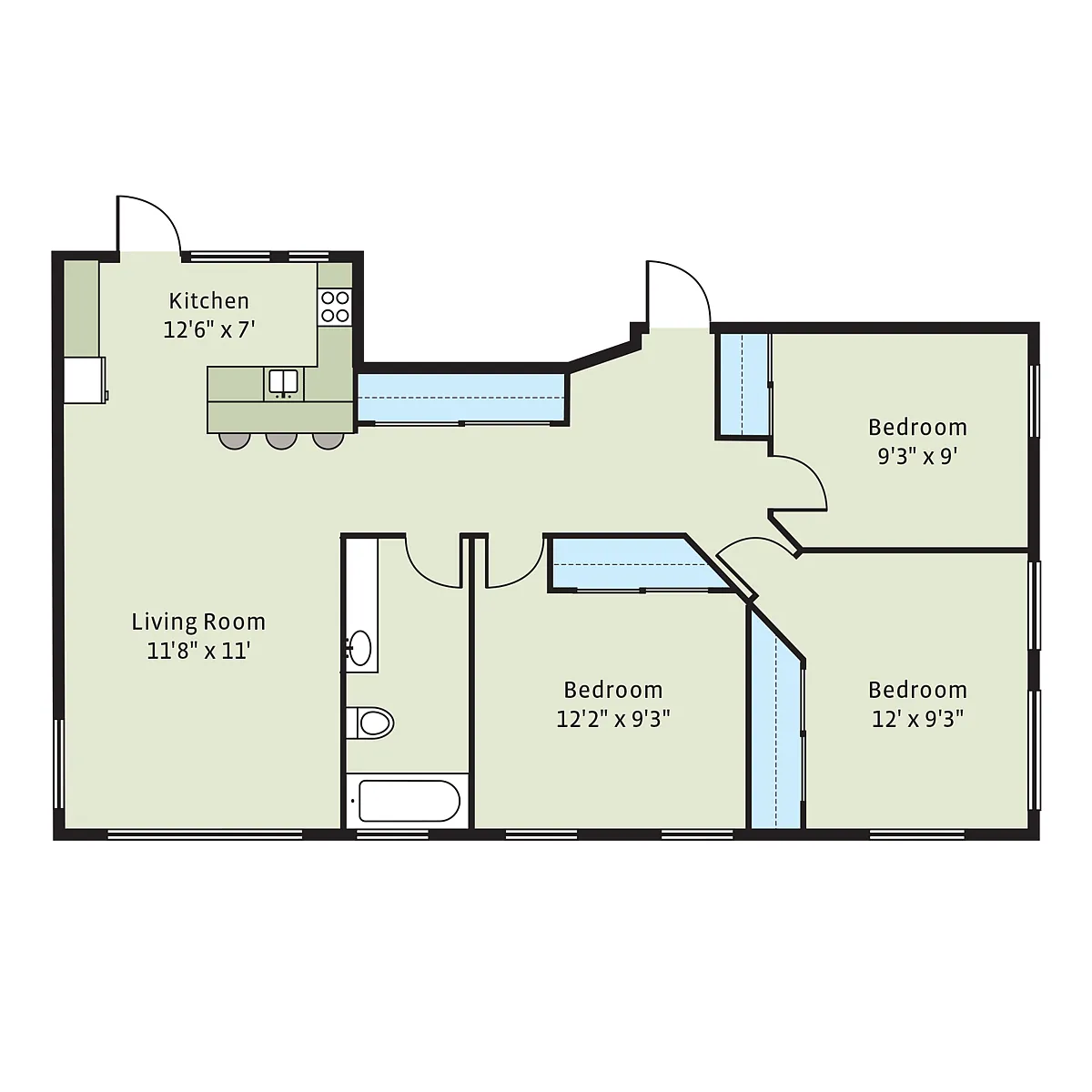 Floor plan 5350-3bd
