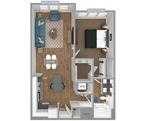 Floor plan A4-D2-722