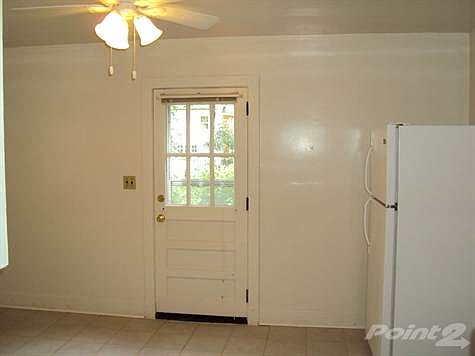 Back door in kitchen