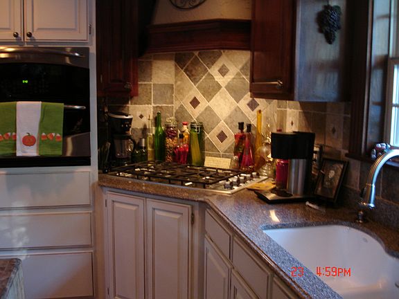 5 burner gas & double ovens