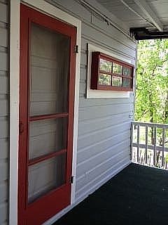 Front porch downstairs apt.