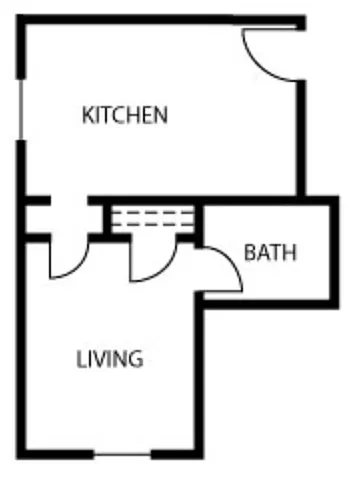 Floor plan Studio