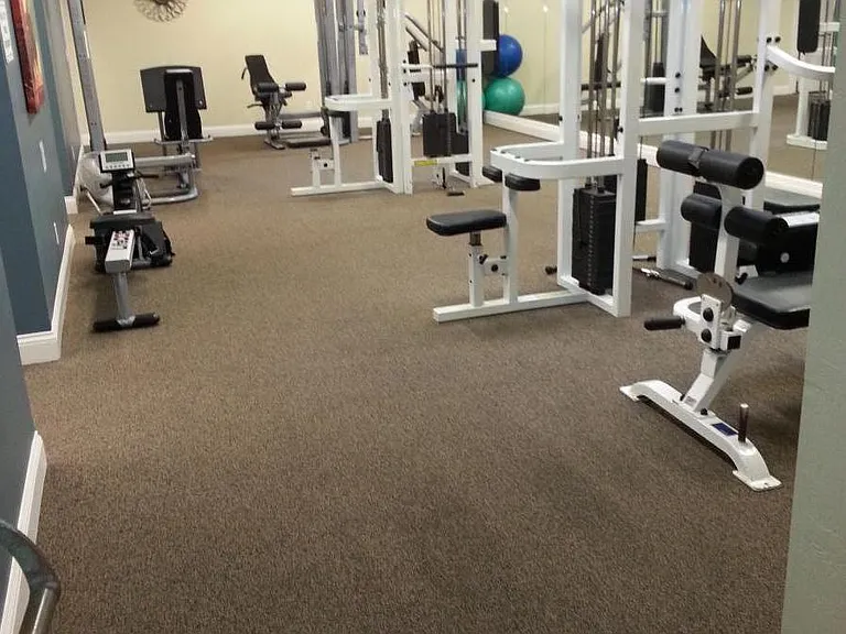 Workout weight room
