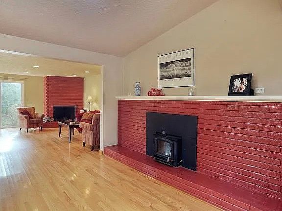 Entryway and living room.