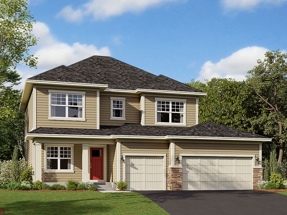 Taylor 3-Car Elevation B - Stone