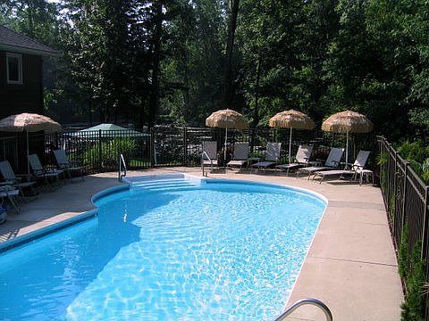 Saltwater heated pool