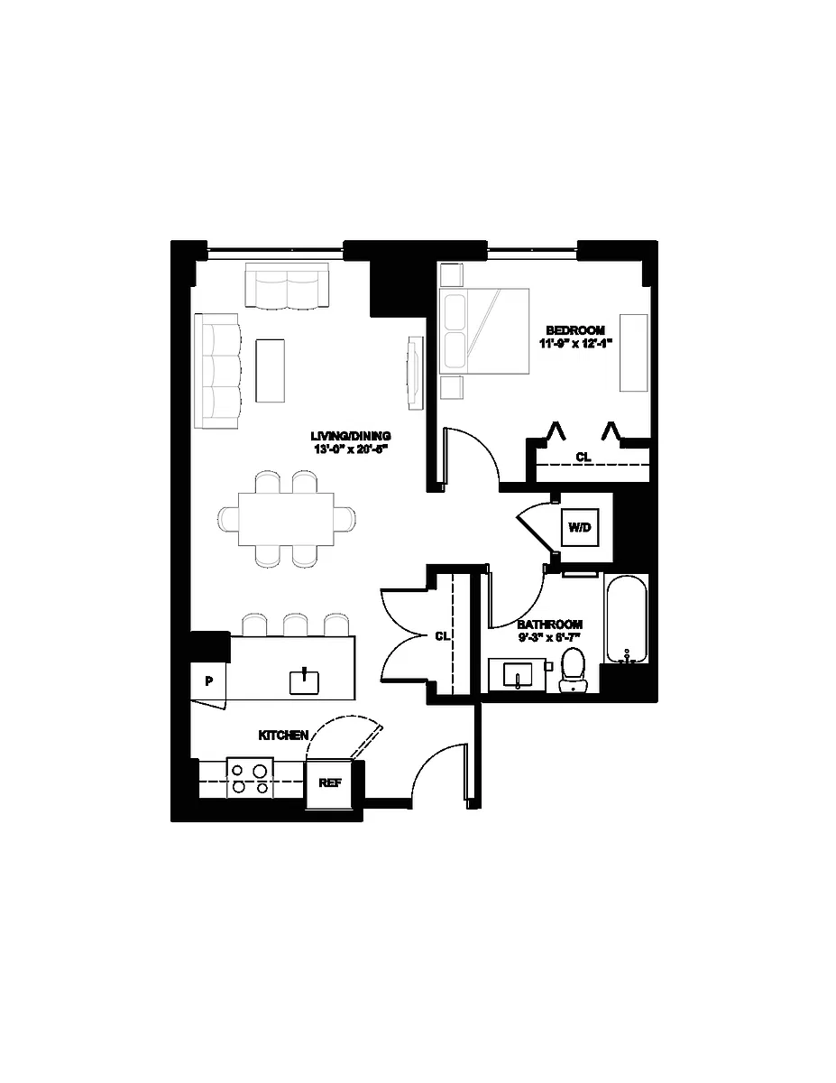 Floor plan 1D-PH